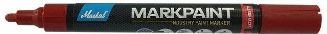 Маркер перманентный на основе жидкой краски MARKAL Markpaint красный (97522)