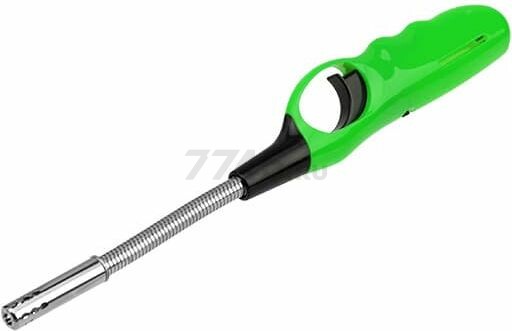 Пьезозажигалка бытовая СОКОЛ СК-302W зеленый (61-0965)