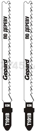 Пилка для электролобзика GEPARD по дереву T101B 2 штуки (GP0625-08)