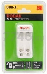 Зарядное устройство для аккумулятора 2 х AA/AAA KODAK (C8001B) - Фото 2