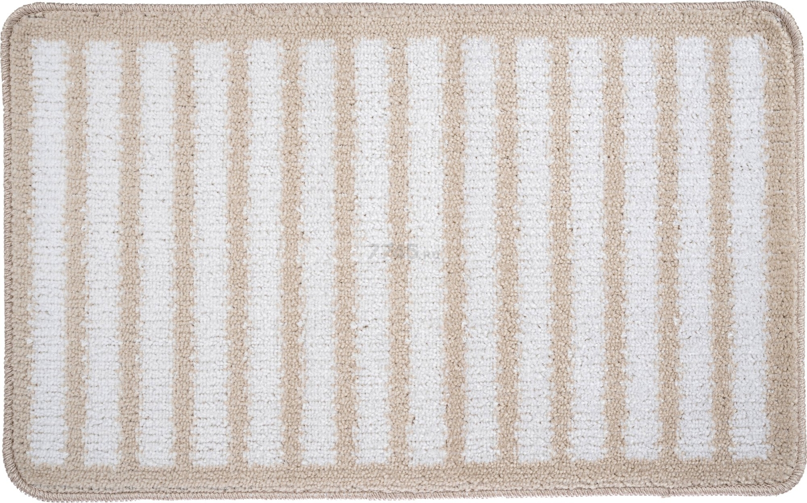 Коврик для ванной комнаты 50х80 см FORA Spiral бежевый (FOR-PP-SPL50-80NAT)