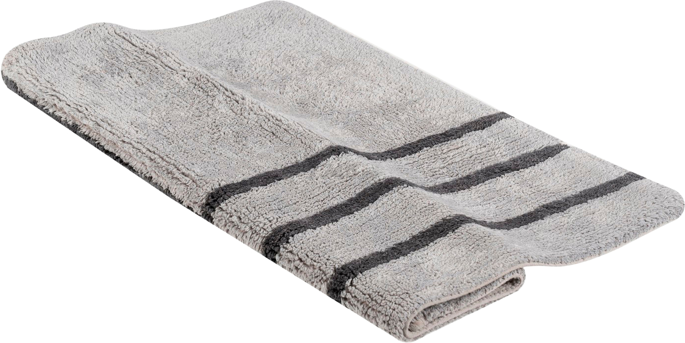 Коврик для ванной комнаты 60х60 см FORA Twister серый (FOR-TWR60-60BL) - Фото 3