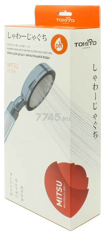 Лейка для душа TOKITO с фильтрацией воды (TOK-MIZU-1013) - Фото 5