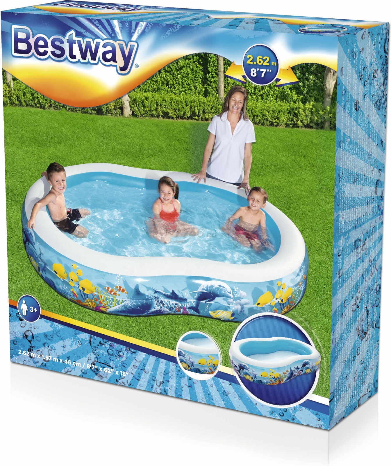 Бассейн BESTWAY Play Pool 262х157x46 см (54118) - Фото 6