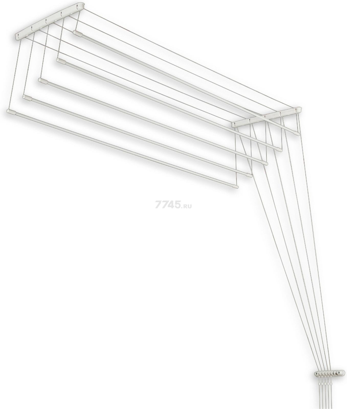 Сушилка для белья потолочная PERFECTO LINEA 1,8 м белая (36-011850)