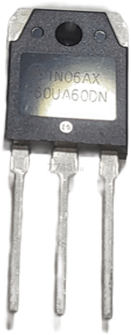 Диод вторичный для сварочного аппарата SOLARIS FF60UA60DNTU TO-247 (TIG-220ACDC-43)