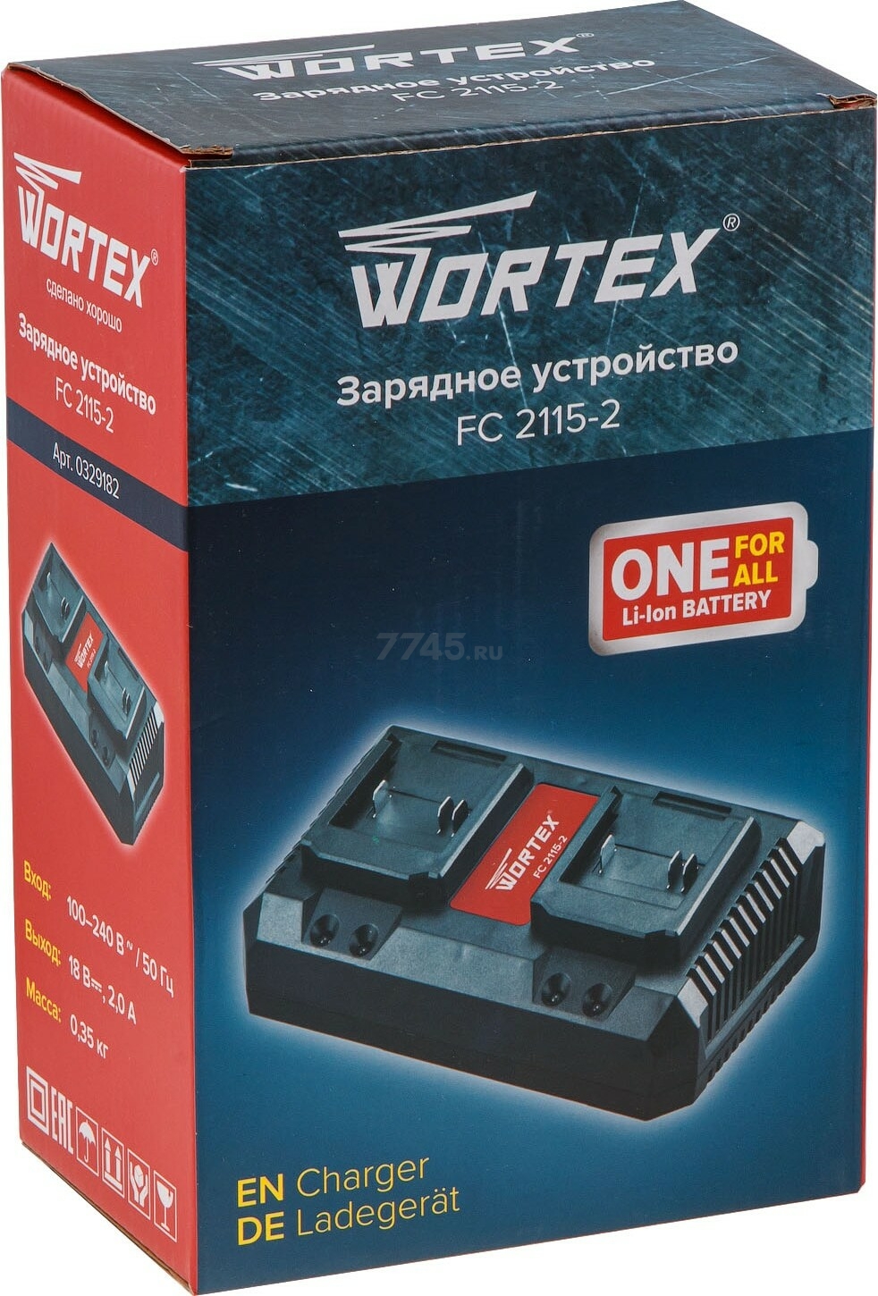 Зарядное устройство WORTEX FC 2115-2 ALL1 (0329182) - Фото 5