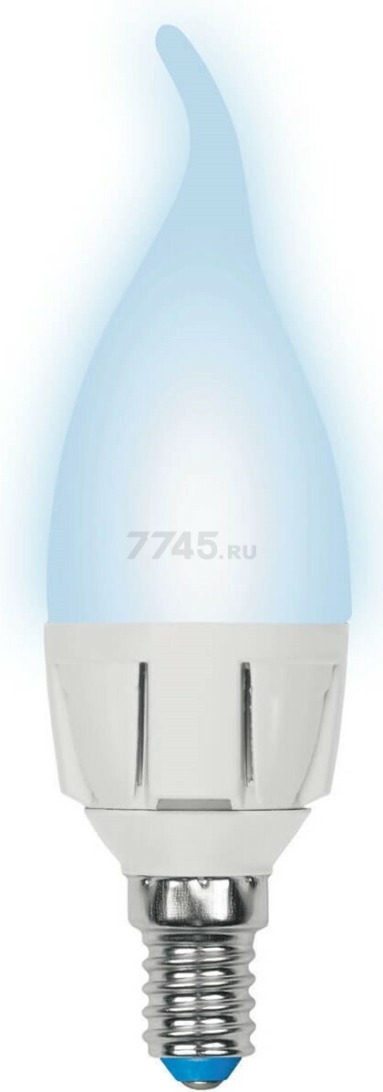 Лампа светодиодная E14 UNIEL CW37 7 Вт 4000K (UL-00002415)