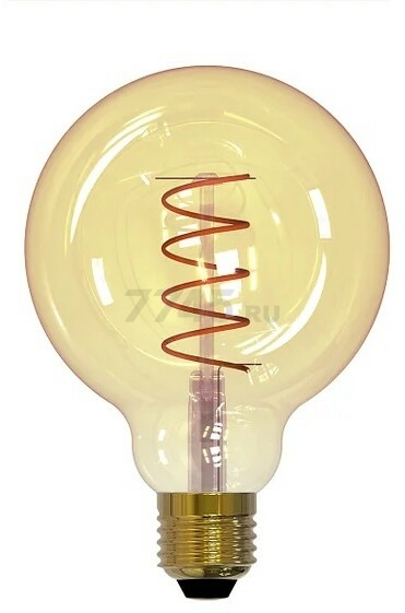Лампа светодиодная E27 UNIEL Vintage G95 4 Вт (UL-00001818)