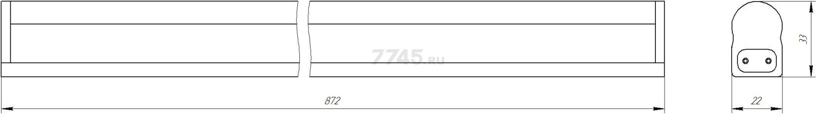 Светильник накладной светодиодный ЭРА LLED-01-12W-6500-W 12 Вт 6500К - Фото 6