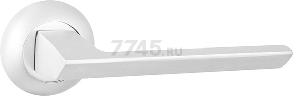 Ручка дверная на розетке PUNTO Blade TL WH-19 белый (40159)