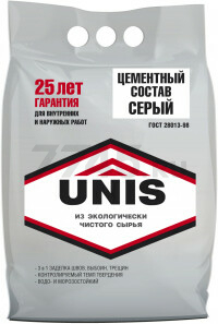 Цемент UNIS серый 5 кг - Фото 2