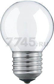 Лампа накаливания E27 PHILIPS Frosted P45 40 Вт
