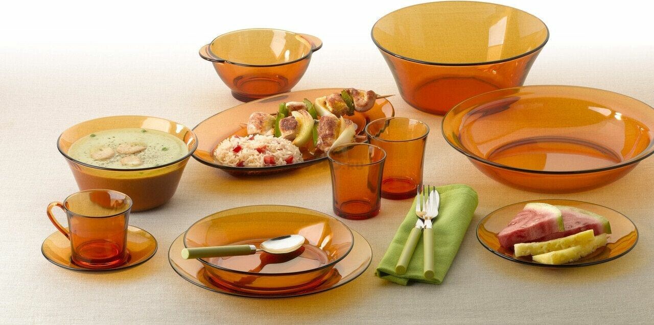 Тарелка стеклянная десертная DURALEX Lys Amber (3008DF06D1111) - Фото 3