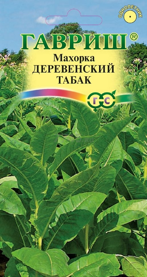 Семена табака Цветочная коллекция Махорка деревенский табак ГАВРИШ 0,01 г (191223199)