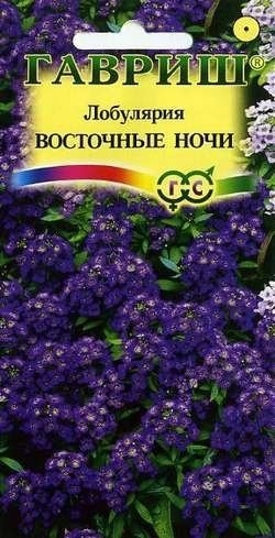Семена лобулярии Сад ароматов Восточные ночи ГАВРИШ 0,1 г (10001951)