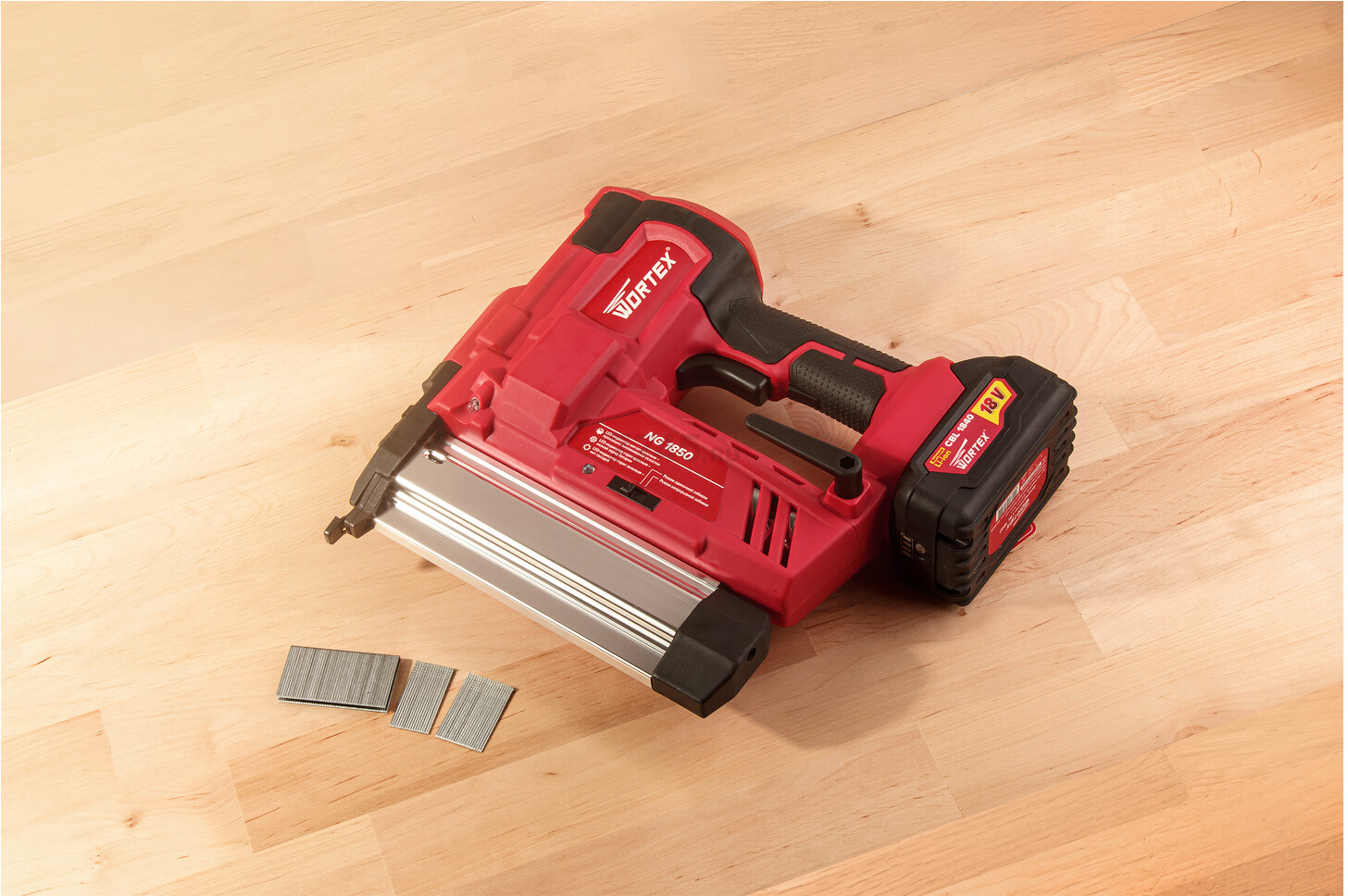 Пистолет гвоздезабивной (нейлер) аккумуляторный WORTEX NG 1850 XLT SOLO (0311162) - Фото 8