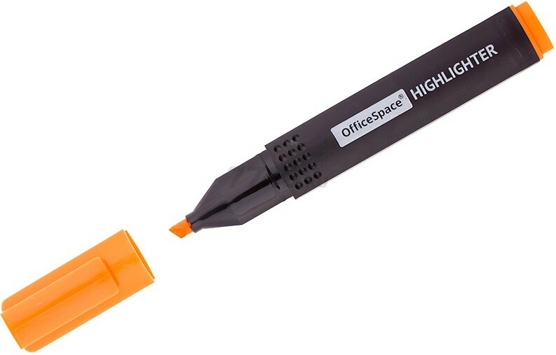 Текстовыделитель OFFICESPACE 1-4 мм оранжевый скошенный (GPA100/BU_53015)