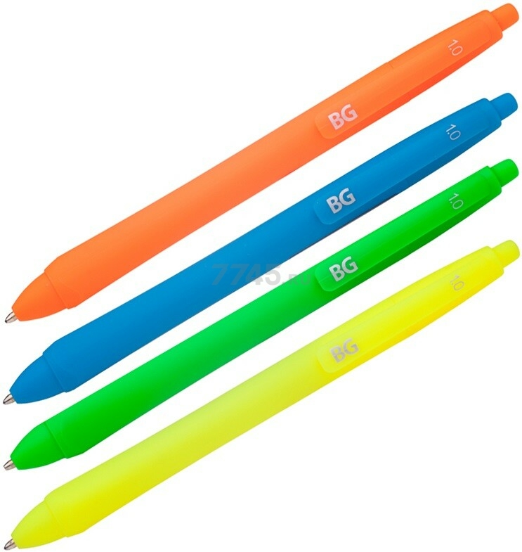 Ручка шариковая автоматическая BG Velvet 1 мм синий (GPA100/BU_53001)