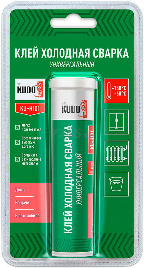 Клей холодная сварка KUDO универсальный 60 г (KU-H101)