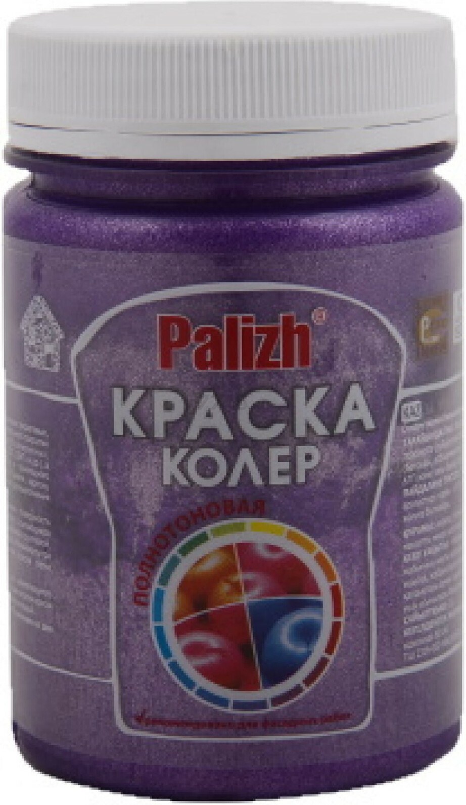 Колер PALIZH №174 декоратор металлик лиловый 0,25 кг (VS-174-0,25)