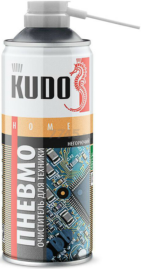 Пневмоочиститель KUDO Сжатый воздух для техники 0,52 л (KU-Н451)