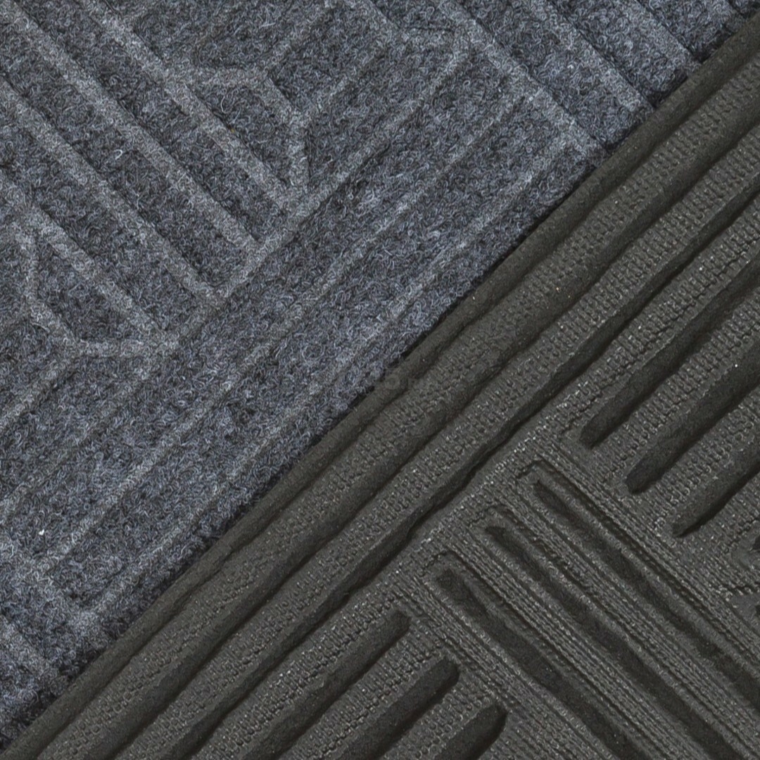 Коврик придверный 40х60 см SUNSTEP серый (49-101) - Фото 4