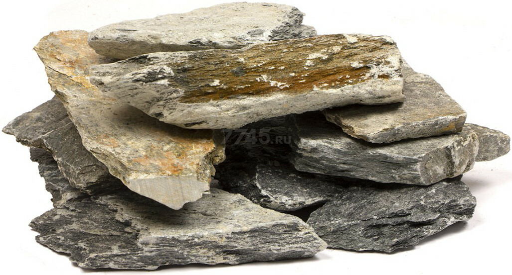 Камень для бани и сауны БАННАЯ ЛИНИЯ Талькохлорит колотый 20 кг (10-001)