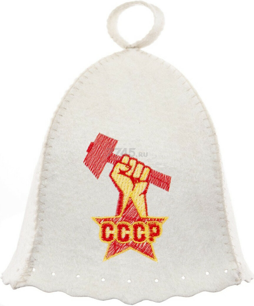 Шапка для бани БАННАЯ ЛИНИЯ СССР (11-075)