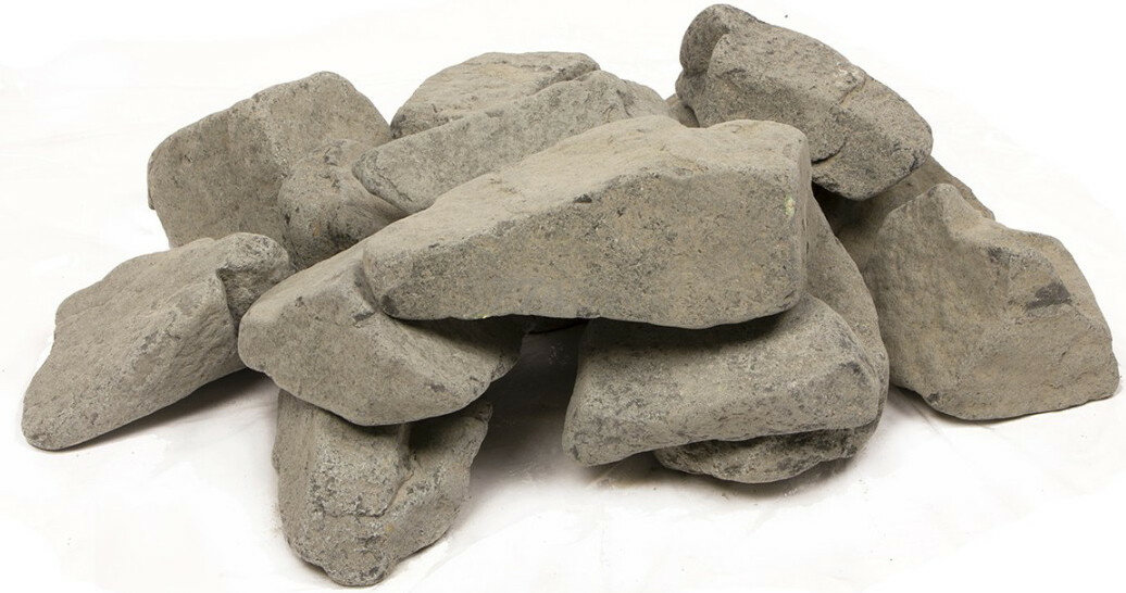 Камень для бани и сауны БАННАЯ ЛИНИЯ Габбро-диабаз обвалованный 20 кг (10-005)