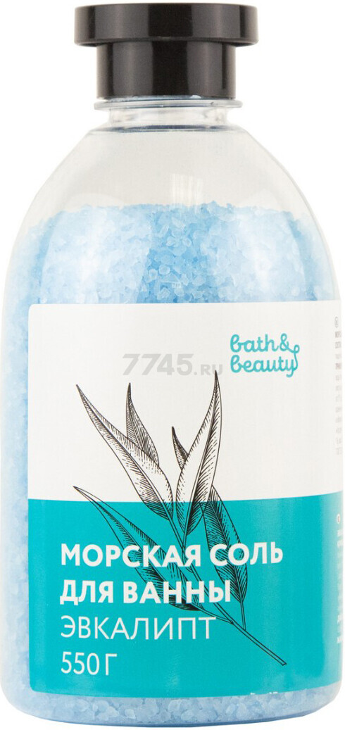 Соль для ванн BATH&BEAUTY Эвкалипт 550 г (11-541)