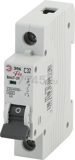 Автоматический выключатель ЭРА Pro ВА47-29 1P 32А C 4,5кА (Б0031750)