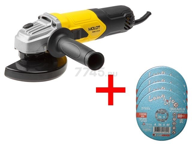 Шлифмашина угловая (болгарка) MOLOT MAG 1210 (MAG121000027A2)