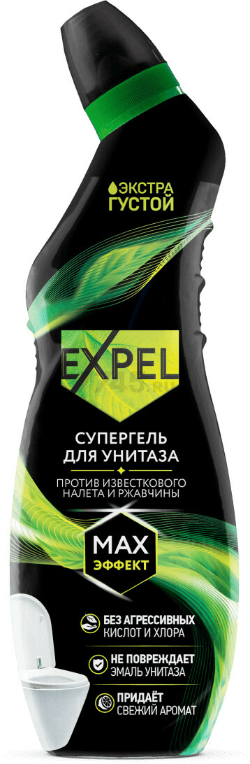 Средство чистящее для унитаза EXPEL Супергель 750 мл