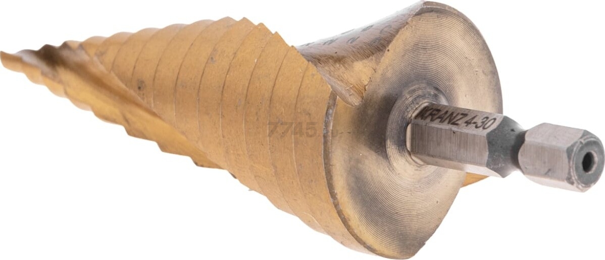 Сверло по металлу ступенчатое 4-30 мм KRANZ Титан (KR-12-6612) - Фото 3