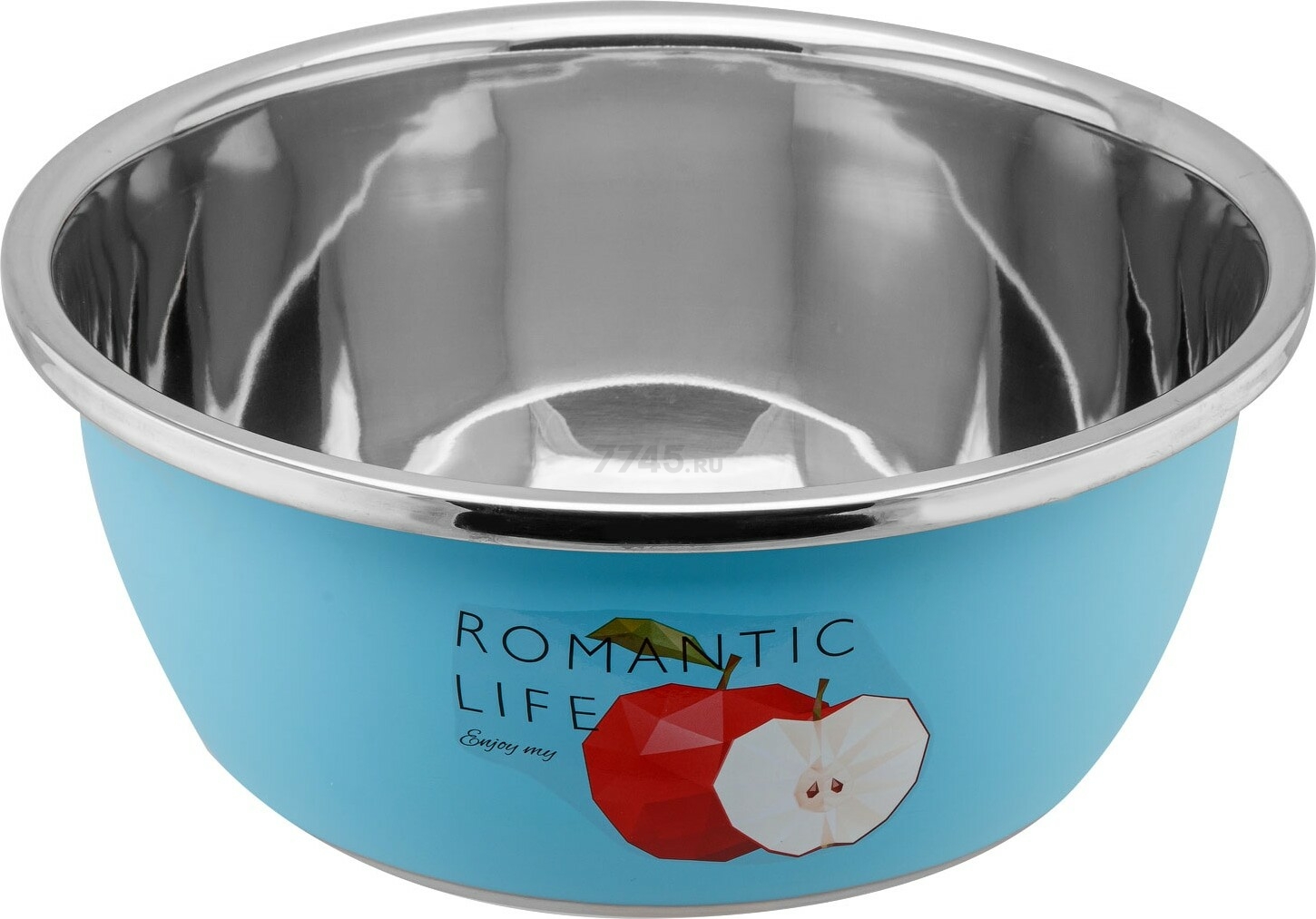 Миска из нержавеющей стали 30 см PERFECTO LINEA Romantic life Яблоко (24-013039)