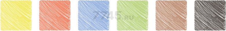 Карандаши цветные ARTSPACE Подводный мир 6 цветов заточенные (237345) - Фото 5