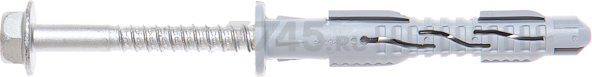 Дюбель фасадный 10х120 мм нейлон гриб с шурупом STARFIX 50 штук (SM-17718-50)