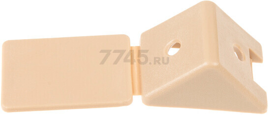 Уголок мебельный пластиковый STARFIX светло-бежевый 100 штук (SM-03288-100) - Фото 2