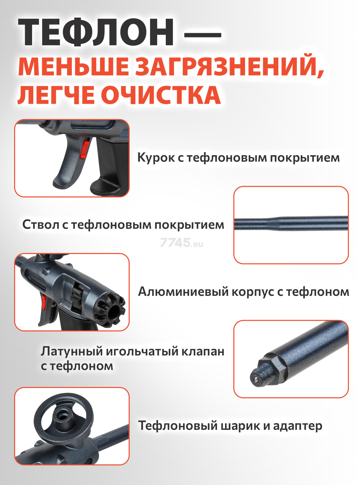 Пистолет для монтажной пены STARTUL Expert (SE4058) - Фото 3