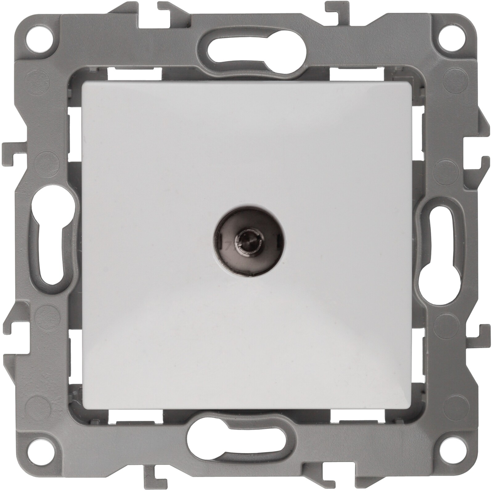 Розетка телевизионная звезда ЭРА 12 белый (11-3201-01)