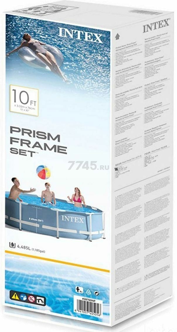 Бассейн INTEX Prism Frame 26702NP (305х76) - Фото 4