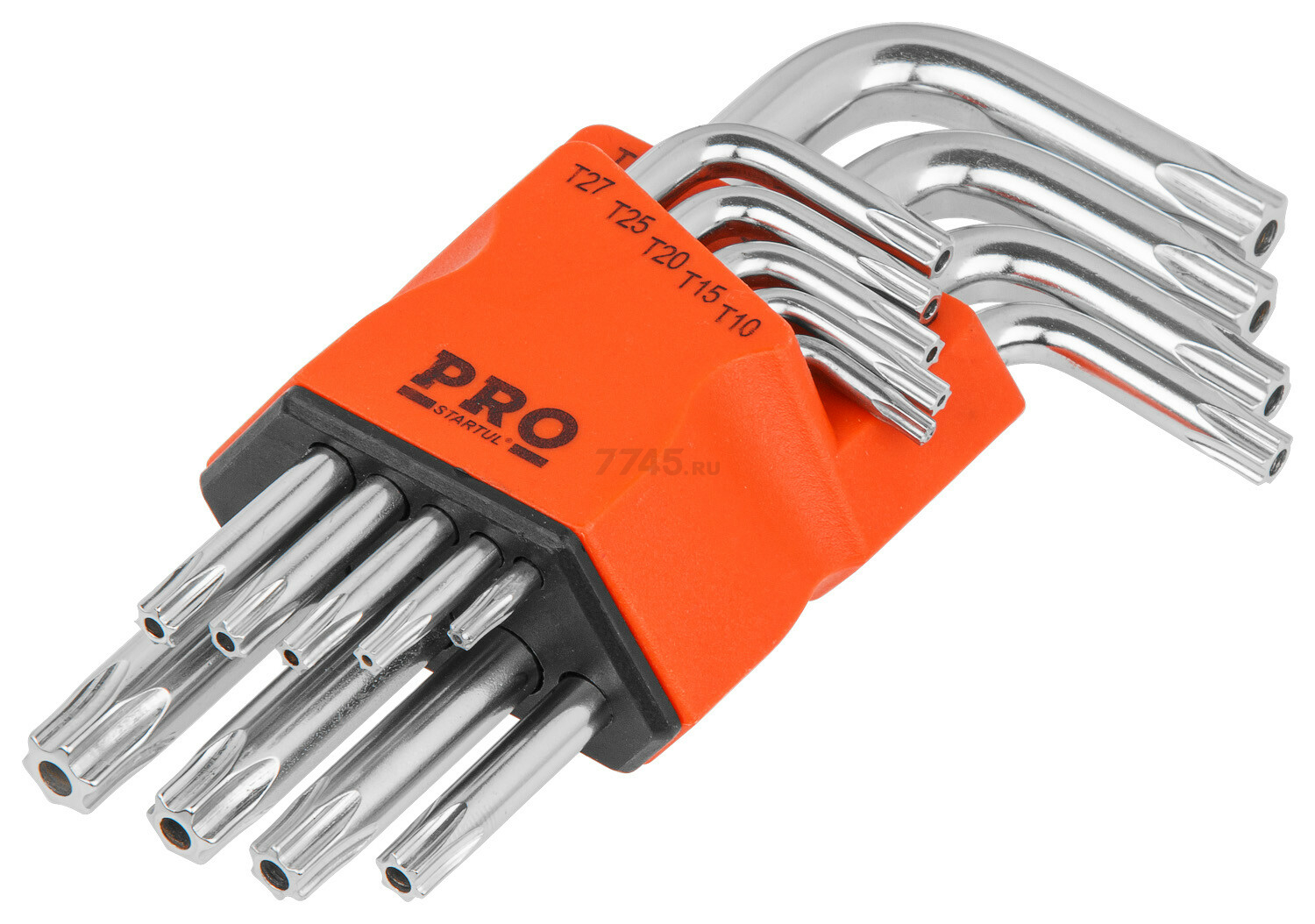 Набор ключей Torx T10H-T50H 9 предметов коротких PRO STARTUL (PRO-87209)