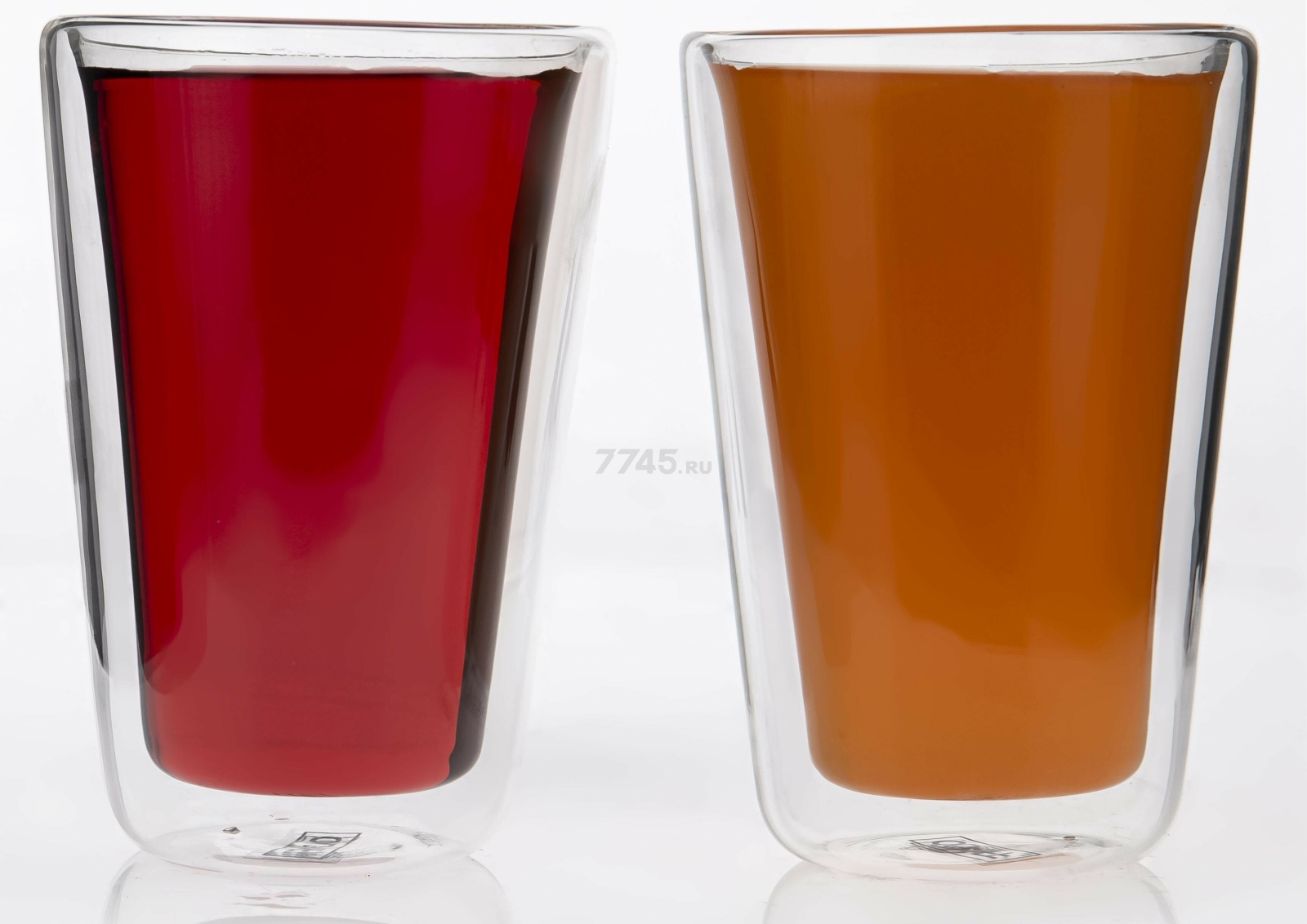 Набор стаканов OLAFF Sweet home с двойными стенками 2 штуки 350 мл (54508) - Фото 3