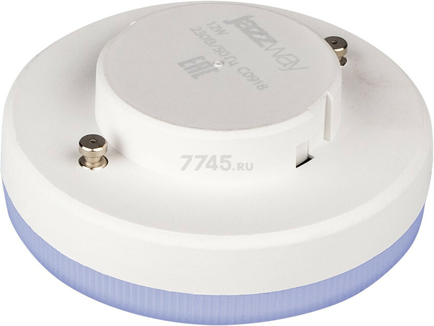 Лампа светодиодная GX53 JAZZWAY Pled power таблетка 12 Вт 5000К (1029096) - Фото 2