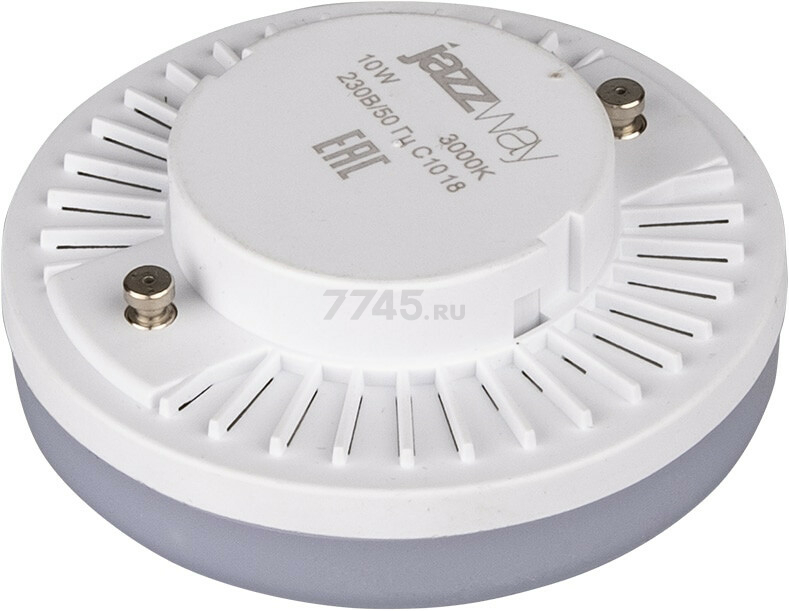 Лампа светодиодная GX53 JAZZWAY Pled power таблетка 10 Вт 3000К (1029072) - Фото 2