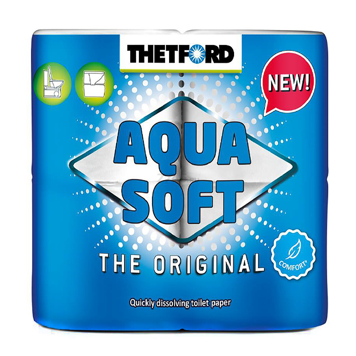 Бумага для биотуалета THETFORD Aqua Soft 4 рулона (92305)