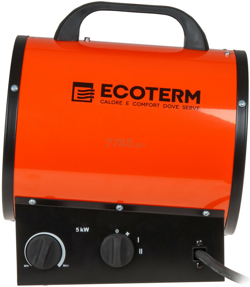 Пушка тепловая электрическая ECOTERM EHR-05/3E (ET1523-2) - Фото 2