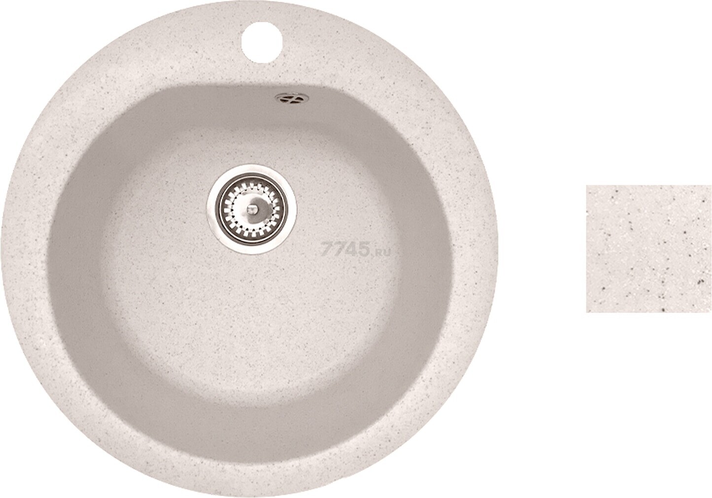Мойка из искусственного камня AV ENGINEERING Gold песочный (AV510000GSNA) - Фото 5