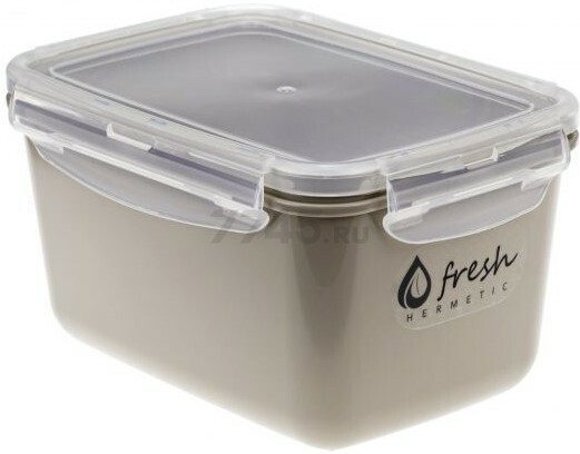 Контейнер пластиковый для пищевых продуктов IDEA Фреш 0,7 л капучино (М1421)